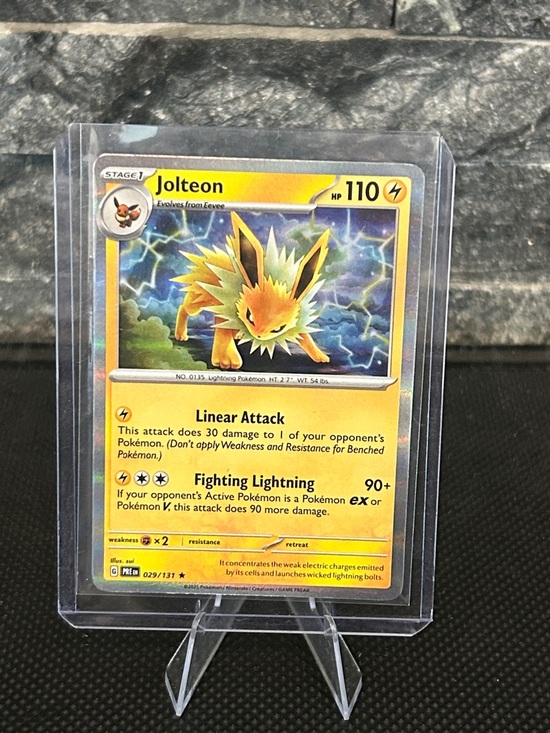Pokemon Other - Pokemon Jolteon‎ 029/131 Holo from Prismatic Evolutions Set M/NM